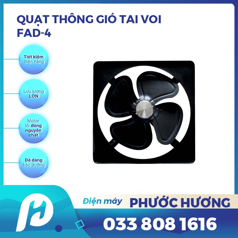 Quạt thông gió tai voi FAD-4