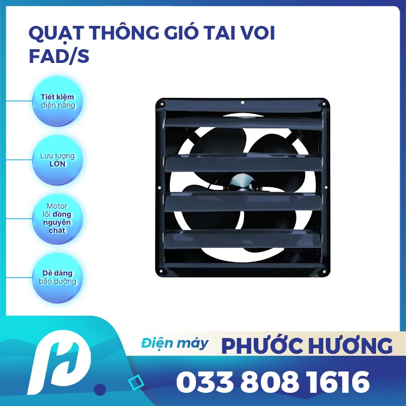 Quạt thông gió tai voi FAD/S
