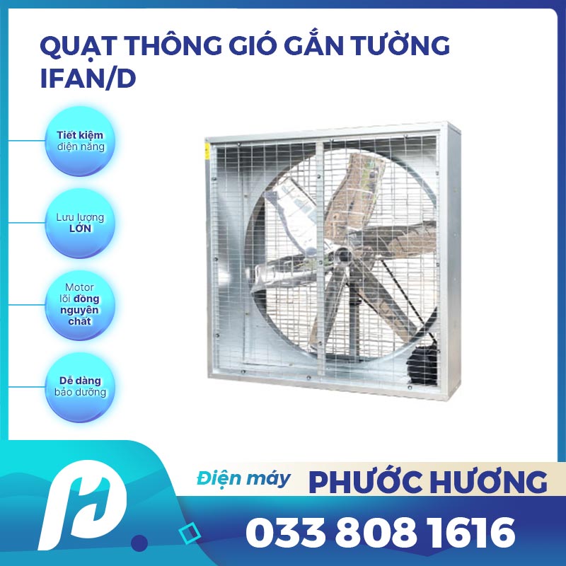 Quạt hút dạng vuông IFAN-36D