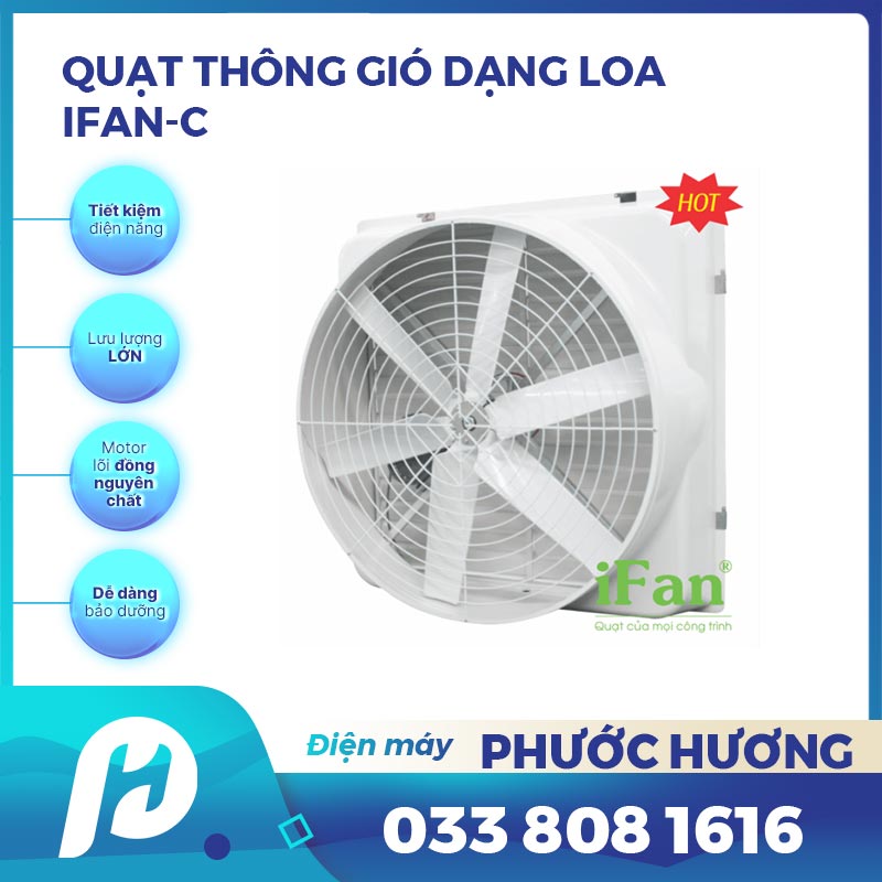 Quạt hút dạng loa IFAN-106C