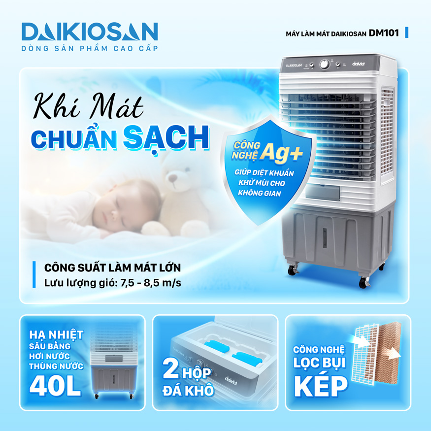 Quạt Điều Hòa Daikiosan DM101 - Ảnh 5